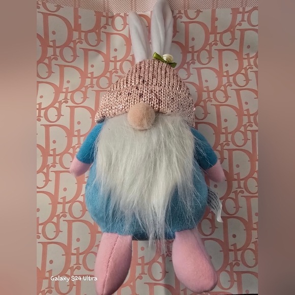 Easter Bunny Rabbit Gnome Plush Shelf Sitter Home Decor Toy NEW, Price For 1 - Picture 2 of 13